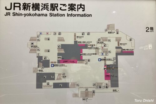 新横浜駅構内図
