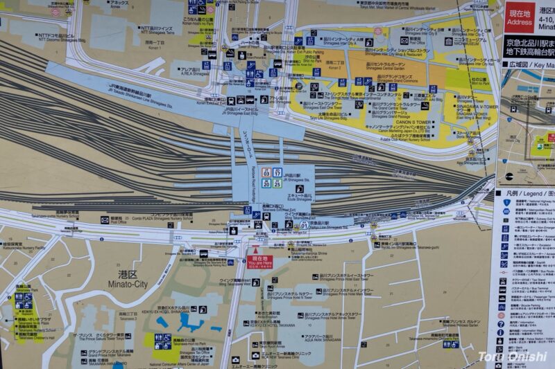 品川駅周辺地図