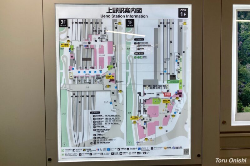 上野駅 構内図